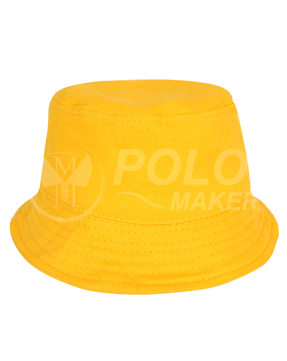 หมวกบัคเก็ต Bucket Hats สีเหลือง polomaker โรงงานผลิตหมวก