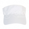 หมวกเปิดศรีษะบังแดด Visor Caps สีขาว polomaker รับผลิตหมวกกีฬา